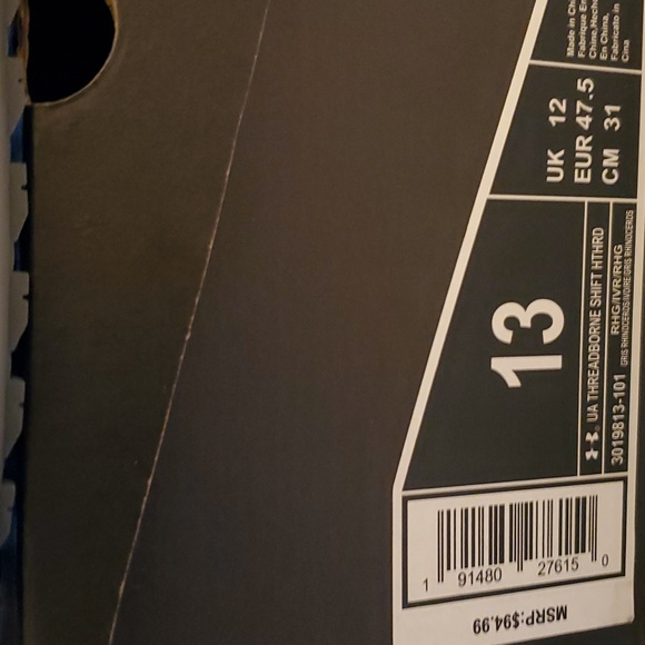 Mens Under Armour Threadbone Shift HTHRD. 13 - Grey - Picture 3 of 3